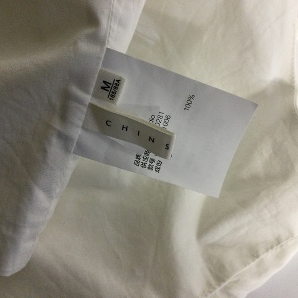 Chin Studio Floral Bow Spaghetti Strap Button Back Crop Top In Ivory Size M - Picture 3 of 6